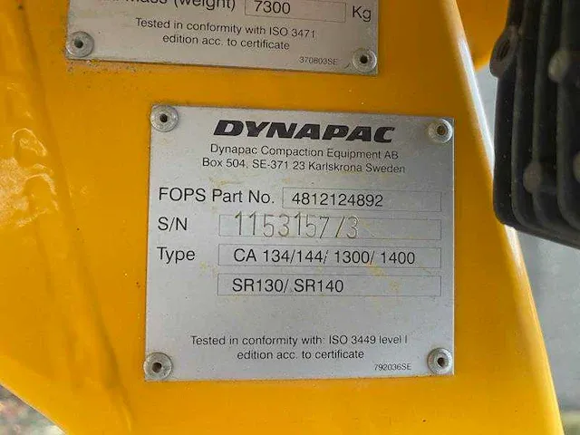 Atlas copco dynapac - ca 1300 d - asfalteermachine - 2016 - afbeelding 17 van  25