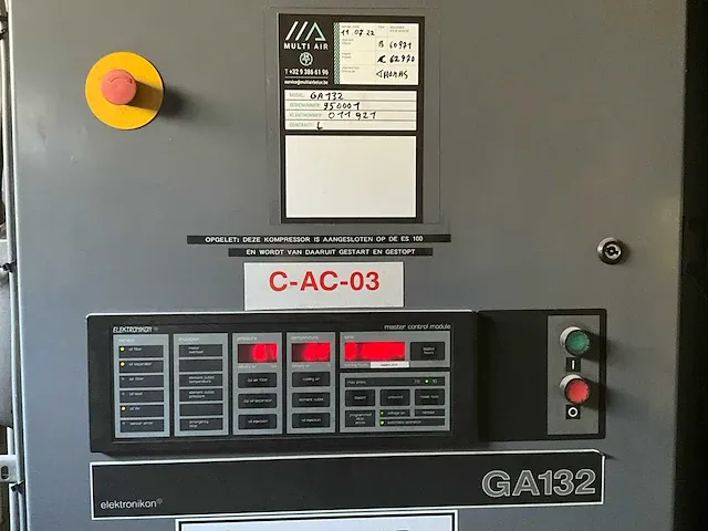 Atlas copco ga132 luchtcompressor - afbeelding 2 van  5