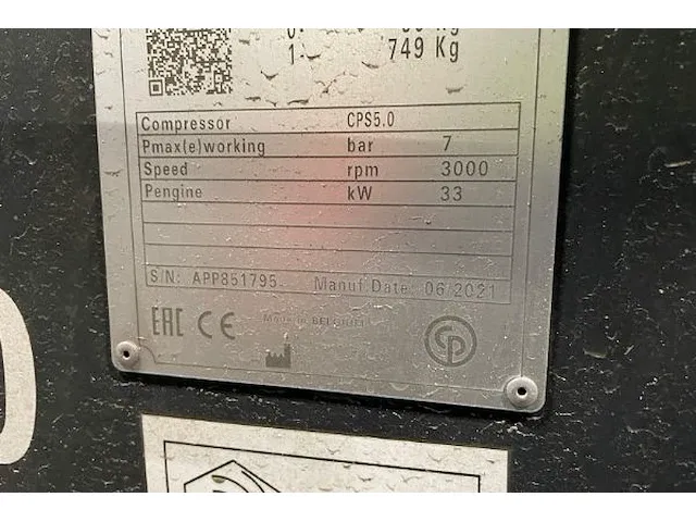 Atlas copco mobiele compressor - afbeelding 12 van  12