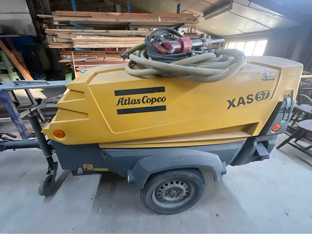 Atlas copco xas 57 luchtcompressor - afbeelding 8 van  15