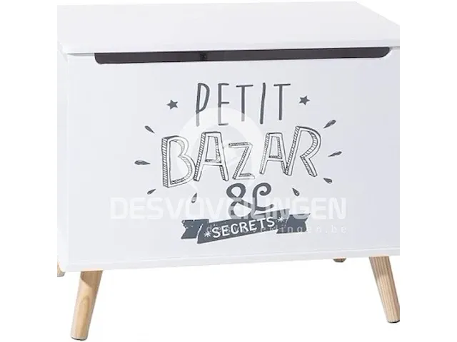 Atmosphera createur d'interieur witte opbergkist - afbeelding 1 van  4
