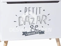 Atmosphera createur d'interieur witte opbergkist - afbeelding 2 van  5
