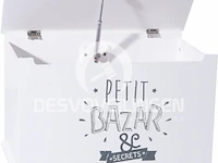 Atmosphera createur d'interieur witte opbergkist - afbeelding 5 van  5