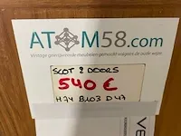 Atom 58 slot 2doors kast - afbeelding 5 van  5