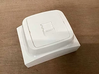 Attema k40 wandcontactdoos rj-45 / isdn wit (100x) - afbeelding 3 van  4
