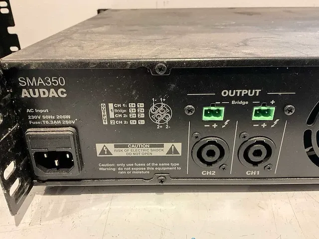 Audac sma350 versterker - afbeelding 3 van  3