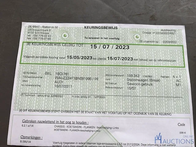 Audi a6 - 2011 - afbeelding 4 van  13