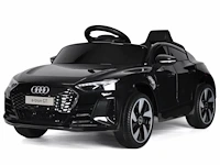 Audi e-tron gt elektrische kinderauto 12v - 1 tot 4 jaar - zwart - afbeelding 1 van  6