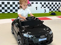 Audi e-tron gt elektrische kinderauto 12v - 1 tot 4 jaar - zwart - afbeelding 6 van  6