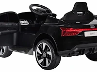 Audi e-tron gt elektrische kinderauto 12v - 1 tot 4 jaar - zwart - afbeelding 2 van  2