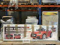 Audi elektrische kinderauto tt rs - geel - afbeelding 1 van  3