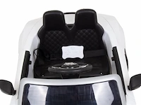 Audi r8 spyder elektrische kinderauto 12v - wit - afbeelding 5 van  13