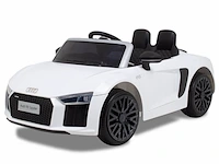 Audi r8 spyder elektrische kinderauto 12v - wit