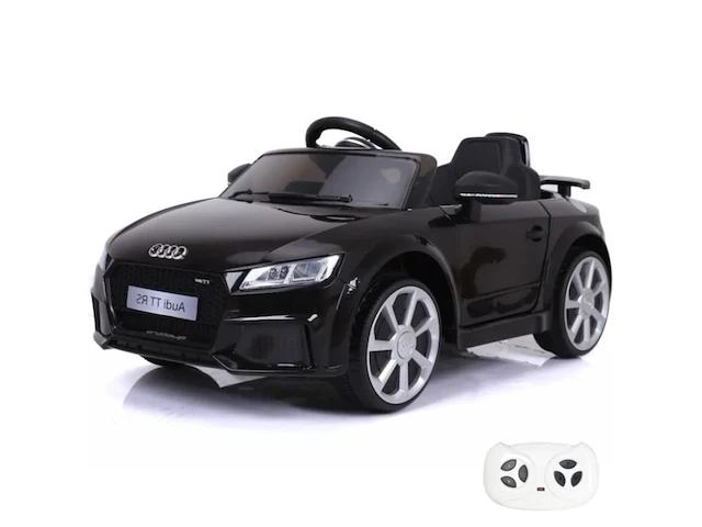 Audi r8 spyder elektrische kinderauto 12v - zwart - afbeelding 1 van  9
