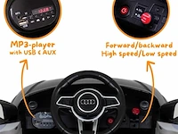 Audi r8 spyder elektrische kinderauto 12v - zwart - afbeelding 8 van  9