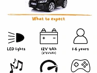 Audi r8 spyder elektrische kinderauto 12v - zwart - afbeelding 9 van  9