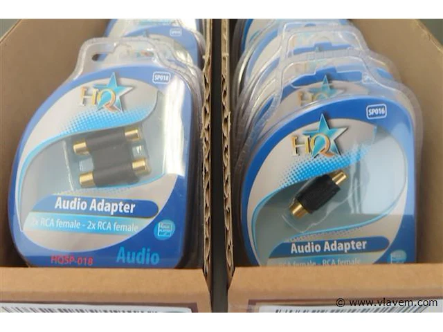 Audio-adapter, twee dozen volgens foto - afbeelding 2 van  4