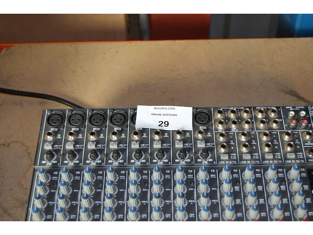 Audio mengpaneel behringer xenyx2222fx - afbeelding 2 van  6