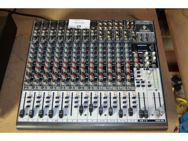 Audio mengpaneel behringer xenyx2222fx - afbeelding 3 van  6