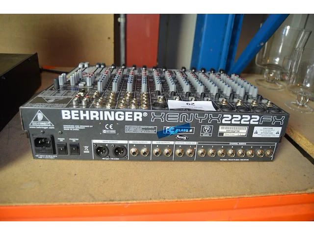 Audio mengpaneel behringer xenyx2222fx - afbeelding 6 van  6