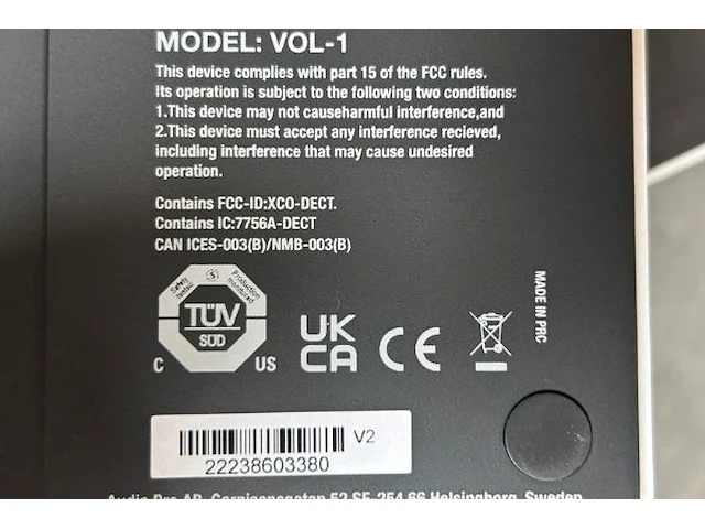 Audio pro business volumetoestel - afbeelding 5 van  6