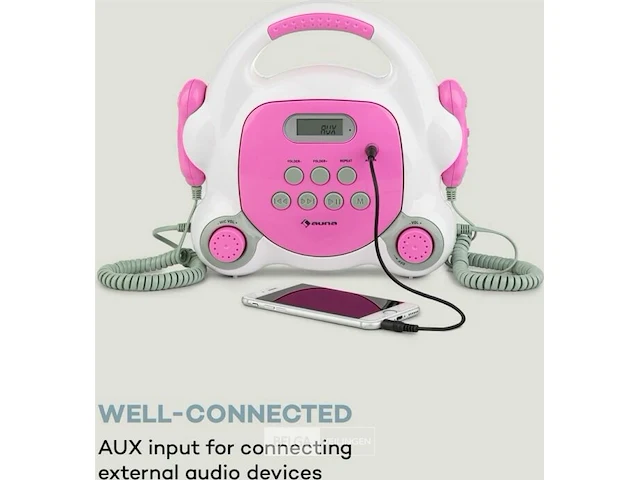 Auna pocket rocker bt karaoke speler - afbeelding 5 van  6