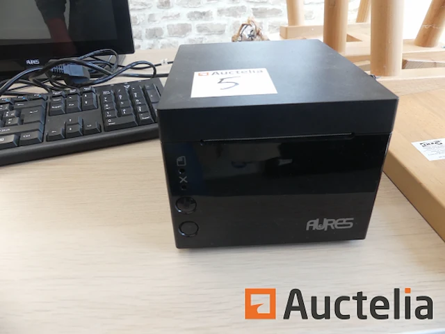 Aures yuno-base 151 zwart-2 touch kassa - afbeelding 8 van  9