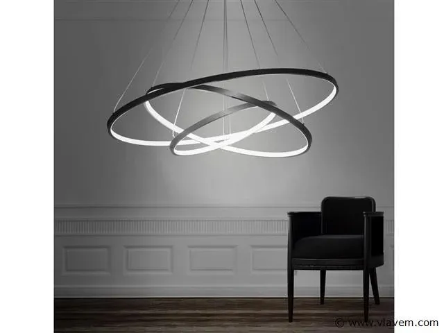 Aurora 360 design armatuur zwart - afbeelding 1 van  4