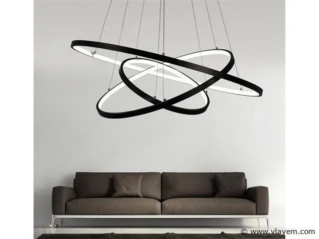 Aurora 360 design armatuur zwart - afbeelding 2 van  4
