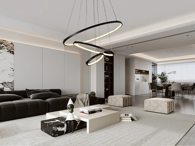 Aurora 360 design armatuur zwart - afbeelding 5 van  9