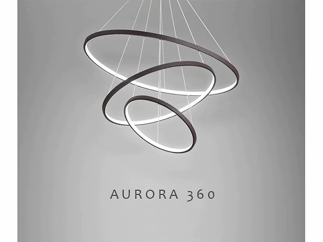 Aurora 360 design armatuur zwart - afbeelding 1 van  9