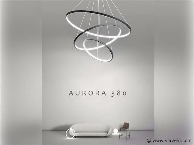 Aurora 380 design armatuur zwart - afbeelding 1 van  8