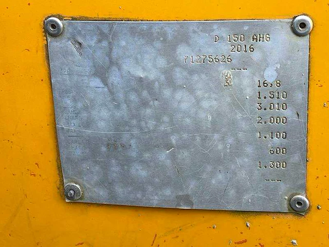Ausa - d150ag - dumper - 2016 - afbeelding 18 van  25