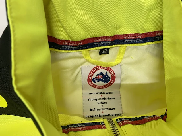 Australian line jas - yellow/black - maat 52 - afbeelding 2 van  2