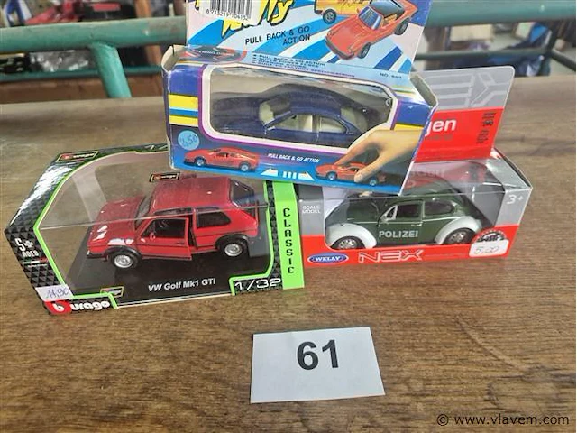 Auto 3 stuks - afbeelding 1 van  3