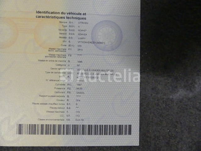 Auto citroën jumpy (2014-118.921 km) - afbeelding 15 van  26