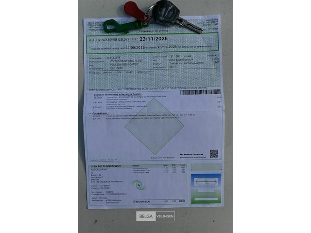 Auto dubbel gebruik volkswagen caddy - afbeelding 18 van  19
