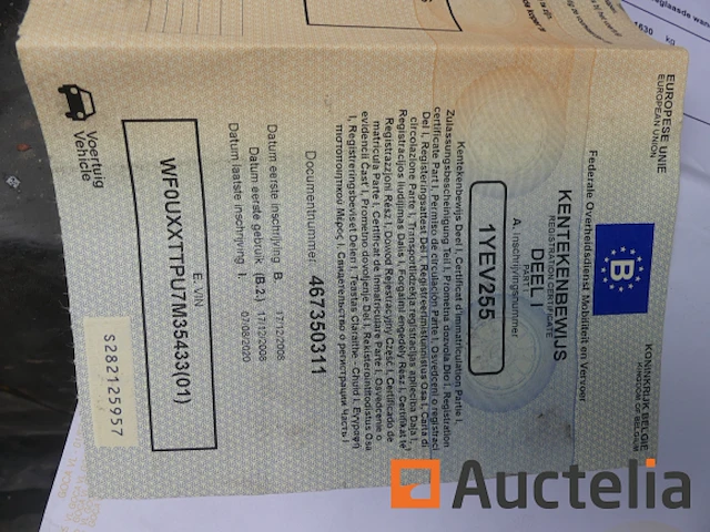 Auto ford connect lichte vrachtwagen (2008-136.067 km) - afbeelding 16 van  18