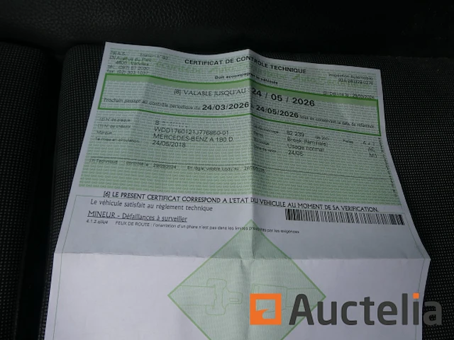 Auto mercedes-benz a 180 (2018-96.204 km-vin:wdd1760121j776850) - afbeelding 38 van  43