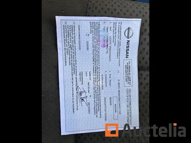 Auto nissan cabstar tribenne (2007-294 - afbeelding 21 van  32