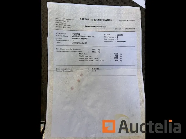 Auto nissan cabstar tribenne (2007-294 - afbeelding 25 van  32