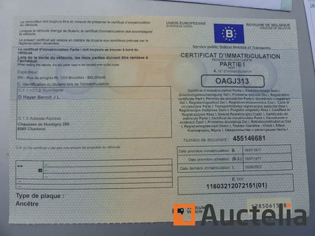 Auto oldtimer mercedes-benz 450 se (1977-217.521 km) - afbeelding 5 van  21