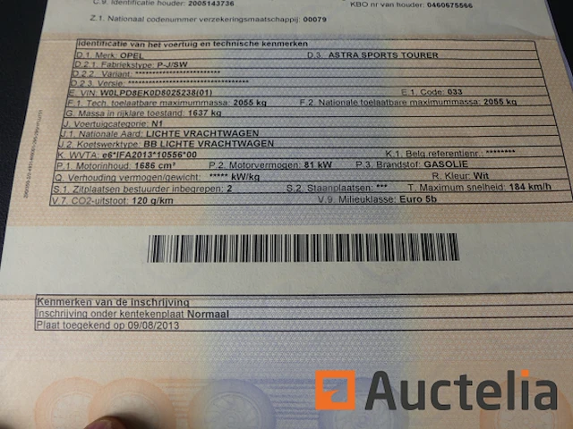 Auto opel astra sport tourer (2013-314.104 km) - afbeelding 21 van  33