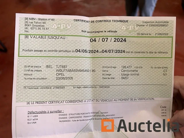 Auto opel vivaro (2005-126.477 km) - afbeelding 8 van  20