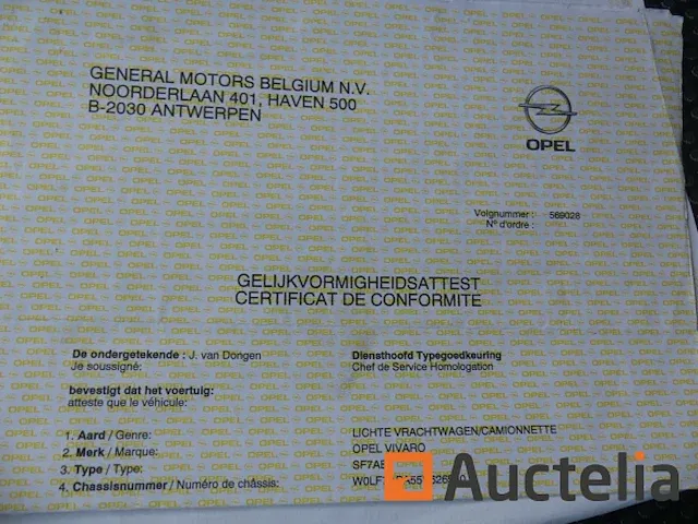 Auto opel vivaro (2005-128.972 km) - afbeelding 9 van  24