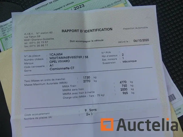 Auto opel vivaro (2011-106.714 km) - afbeelding 6 van  25