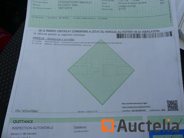 Auto peugeot 206+ (2010-119.445 km) - afbeelding 31 van  46