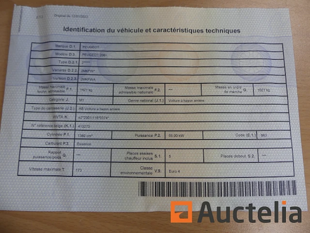 Auto peugeot 206+ (2010-119.445 km) - afbeelding 41 van  46