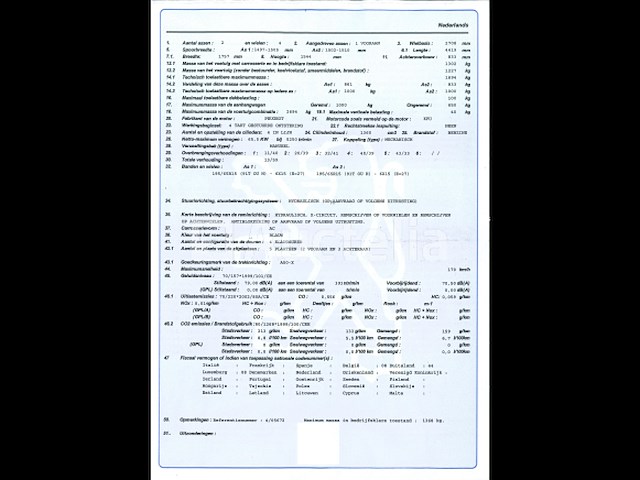 Auto peugeot 307 (2005-58.925 km-vin:vf33ekfuc84066327) - afbeelding 13 van  13