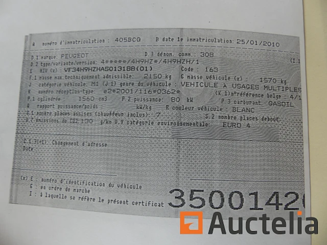 Auto peugeot 308 (2010-184.813 km) - afbeelding 26 van  32